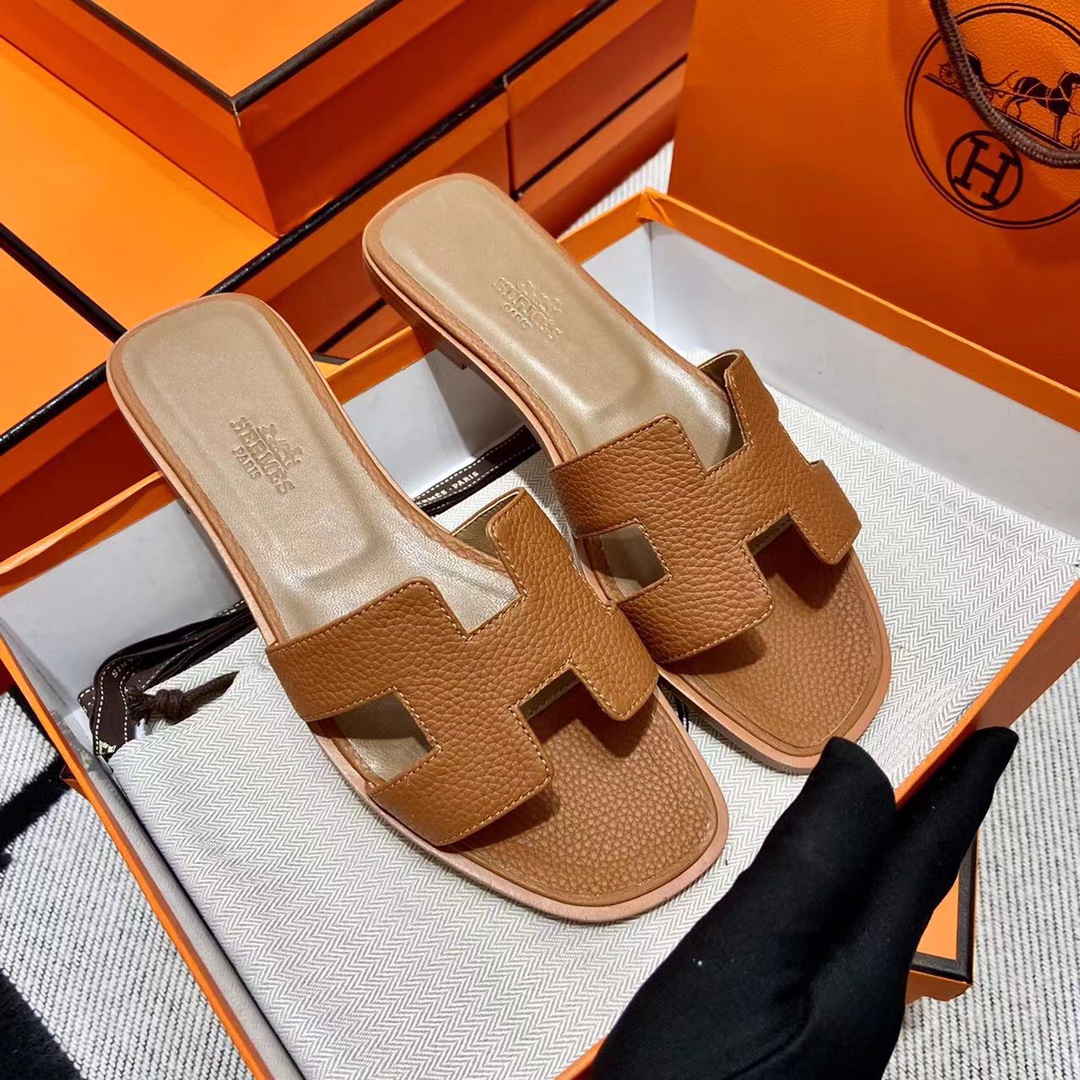 에르메스 올수공 오란 슬리퍼 샌들 토고 39